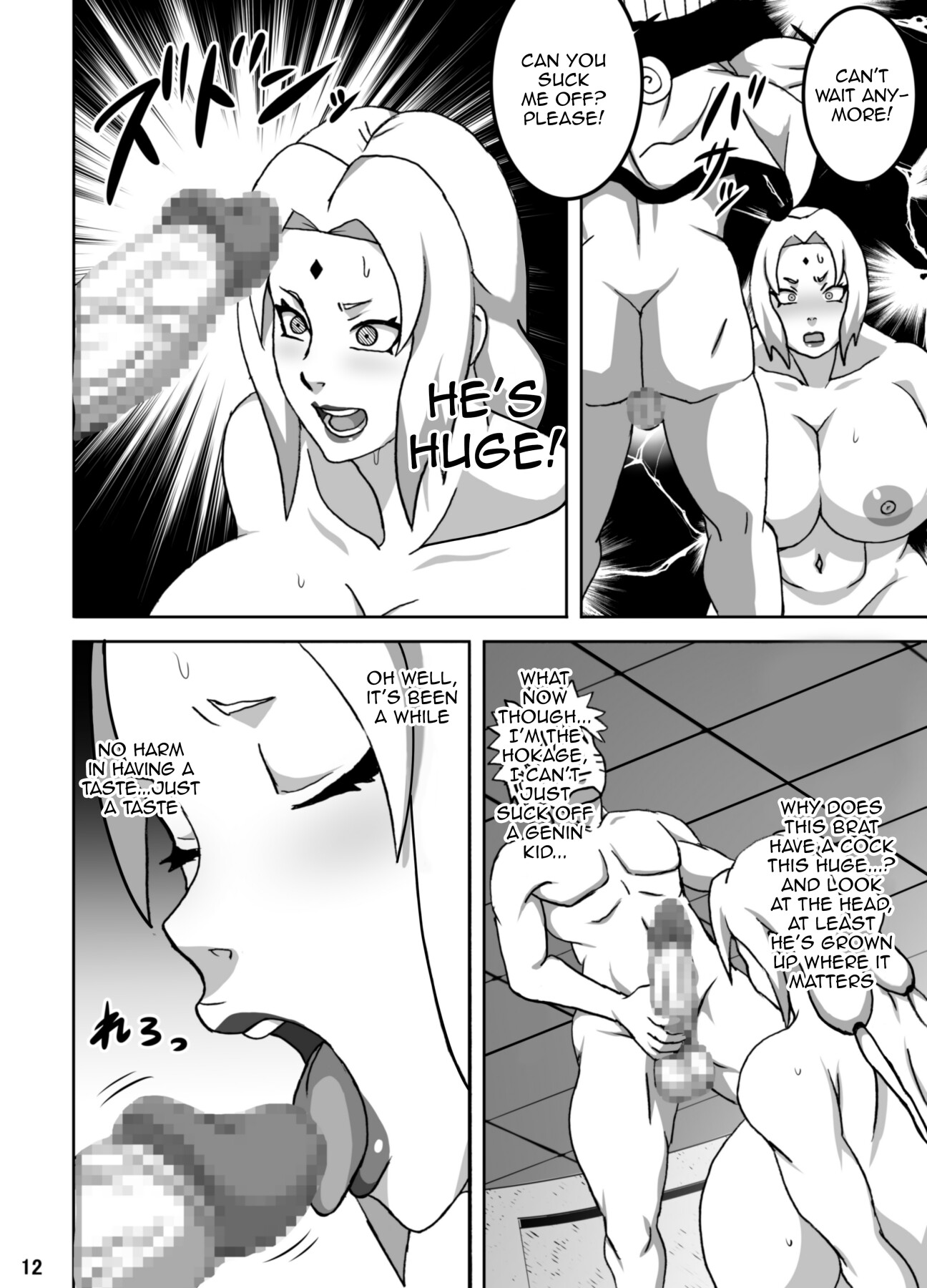 Hentai Manga Comic-Melty Tsunade - Story About The Hokage's Hardships Caused By a Love Drug-Read-13